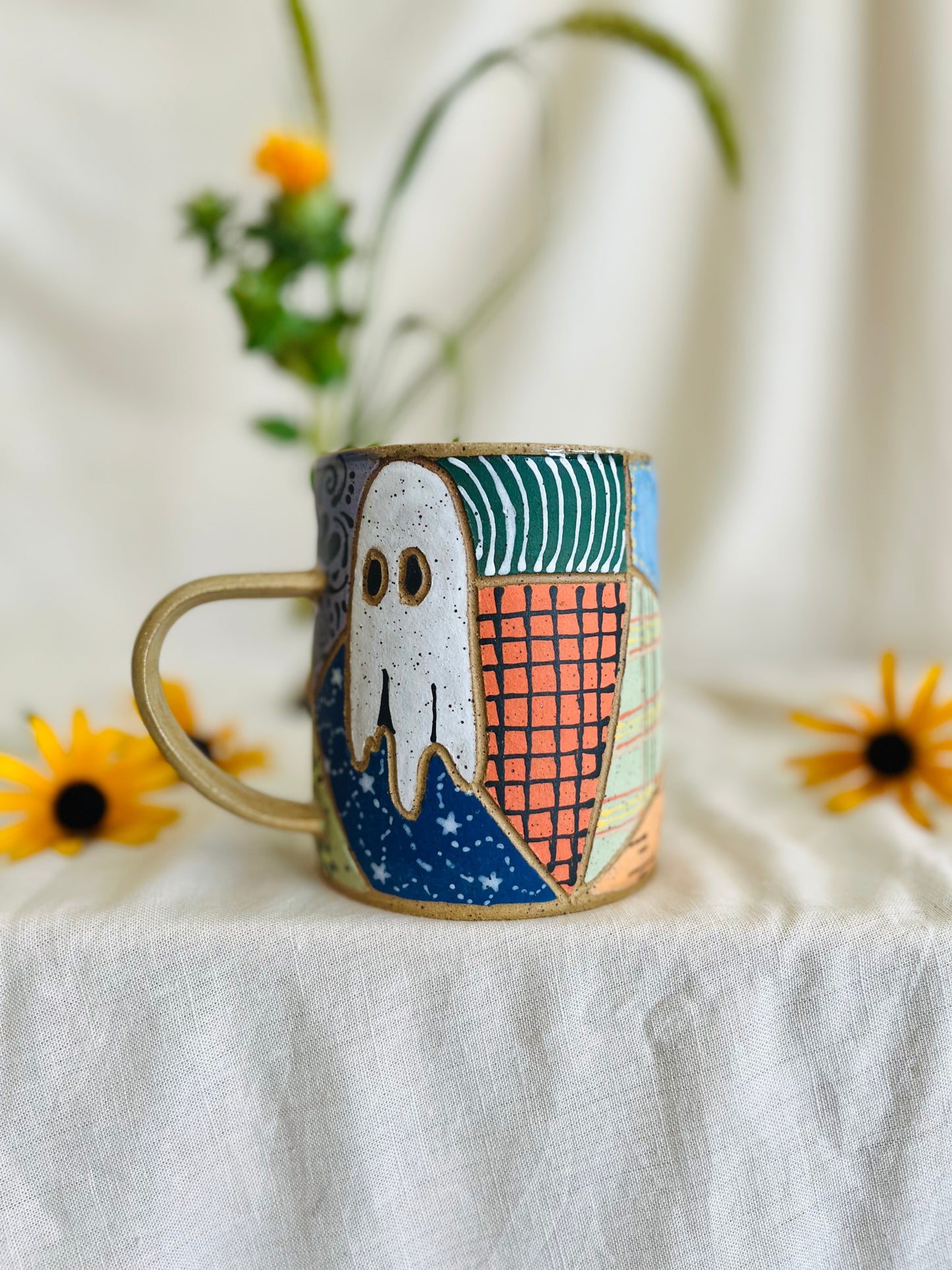 Fall Patchwork Mug 2