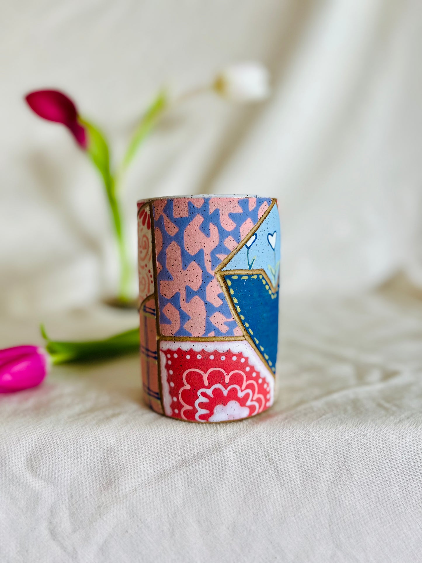 Patchwork Valentines Mug 1