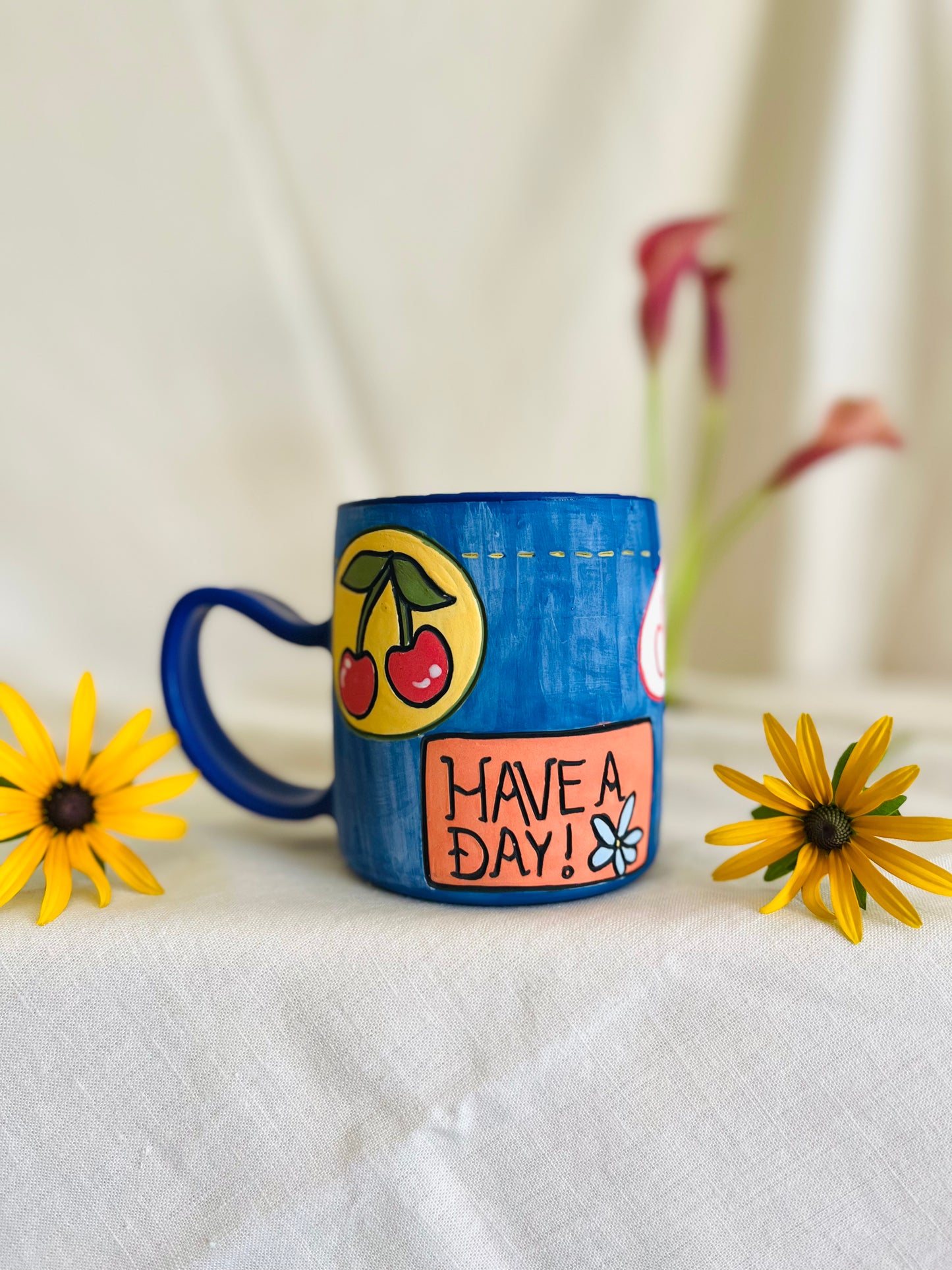 Jean Pocket + Patches Mug