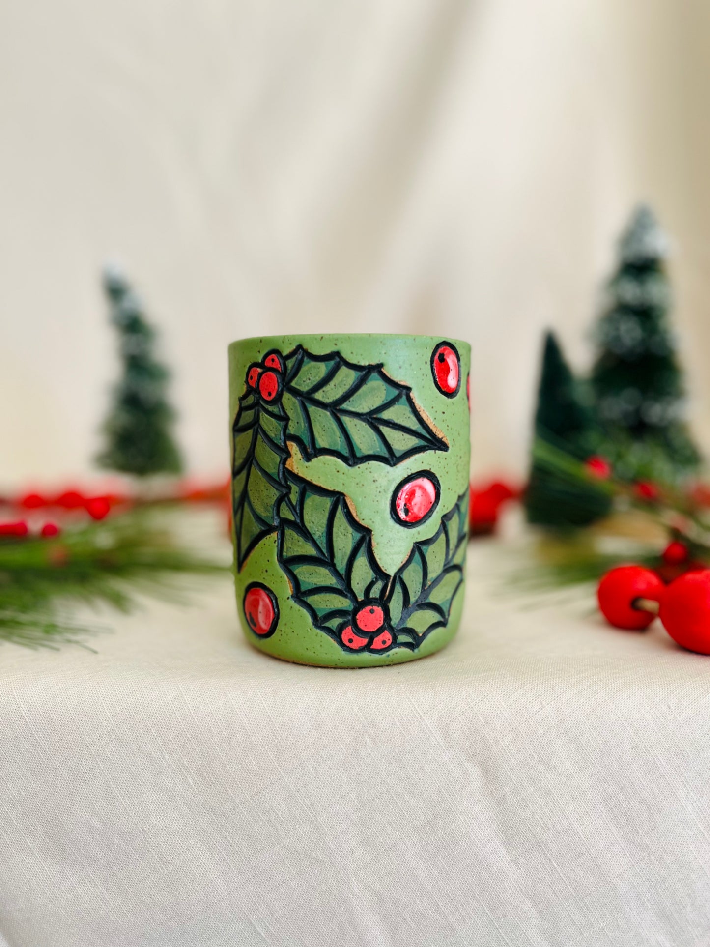 Holly + Cranberry Cup