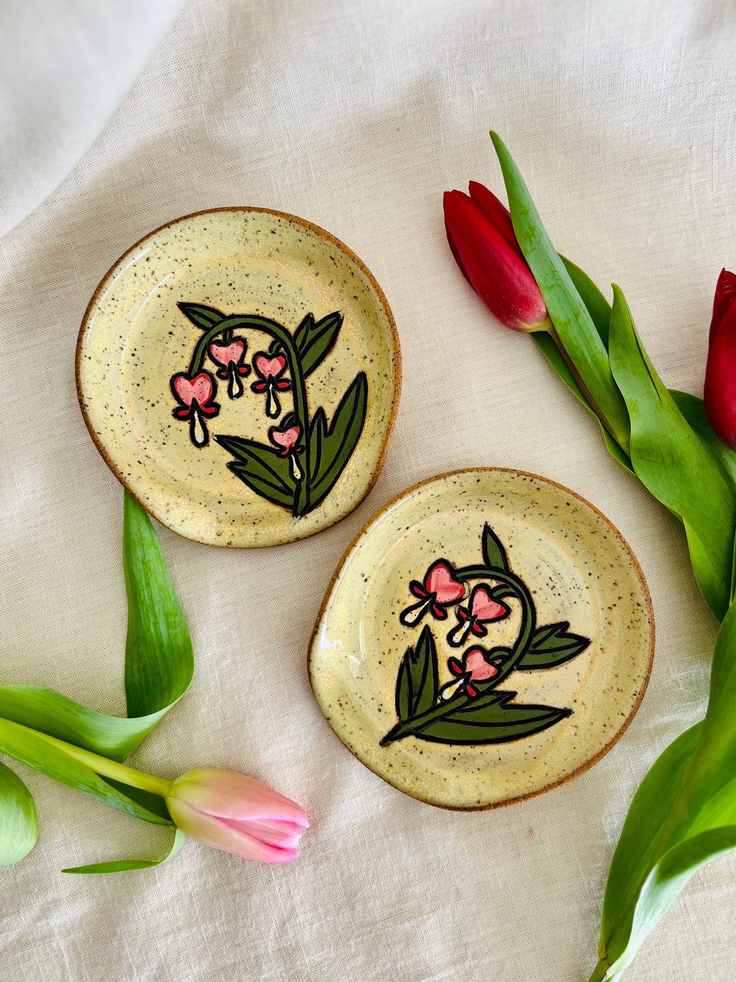 Bleeding Hearts Spoon Rest