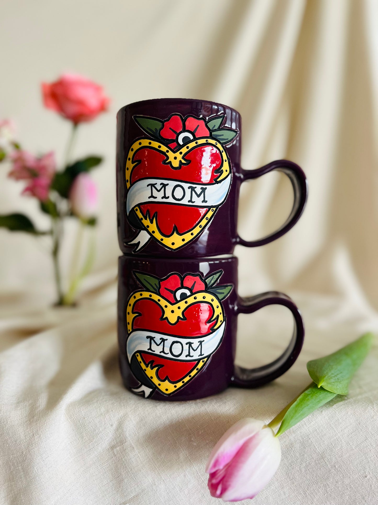 Mom Mug: purple