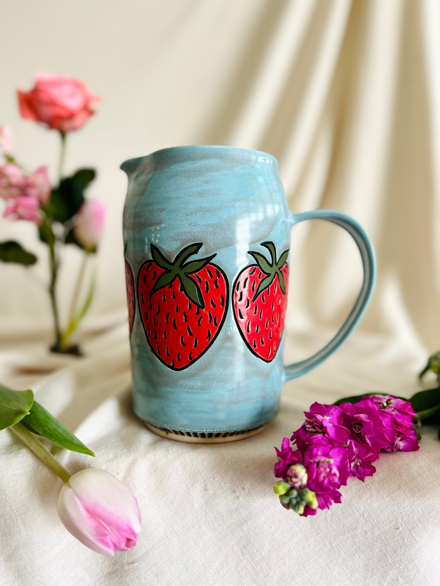 Strawberry Pitcher